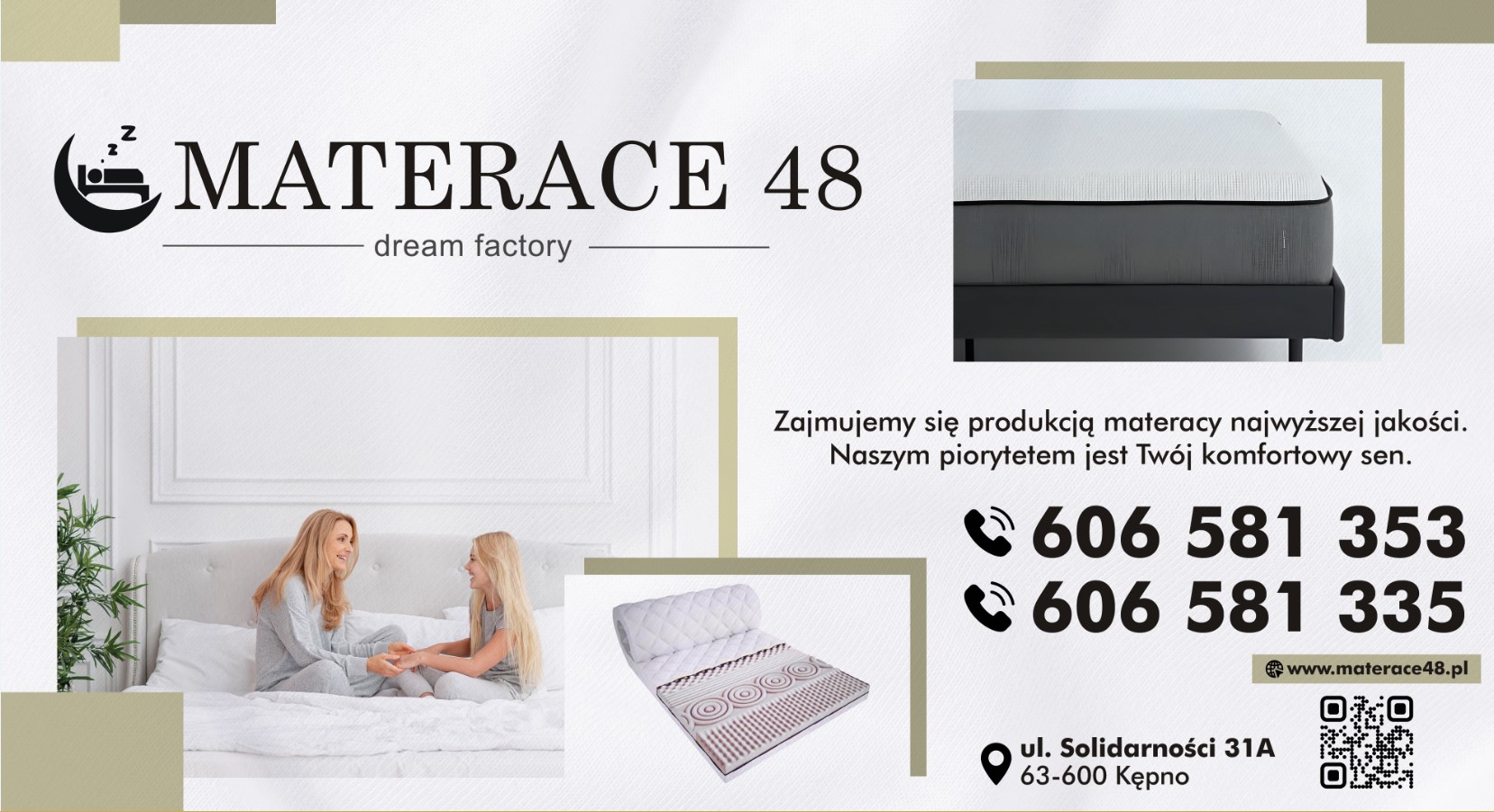 Materace 48 S.C. Patryk Łachaj, Mateusz Łachaj - materace premium KĘPNO materace premium KĘPNO